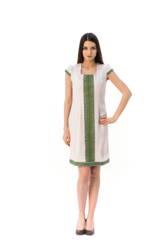 Silk Braid Dress
