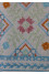 Embroidered shirt "Zoreslava" with blue ornament