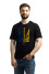 Men's T-shirt "Trident-Abstraction" black