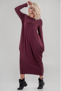 Burgundy dress 
