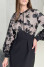 Dress "Lisan" beige-black