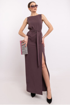 Lindsay dress in plum color