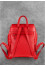 Olsen leather backpack in red