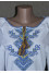 Embroidered shirt "Beregynya" yellow-blue